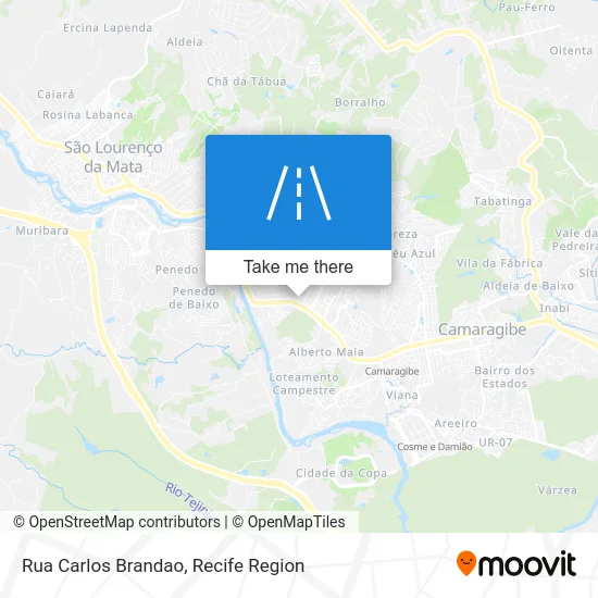 Rua Carlos Brandao map