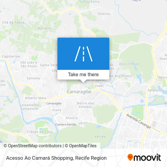 Acesso Ao Camará Shopping map