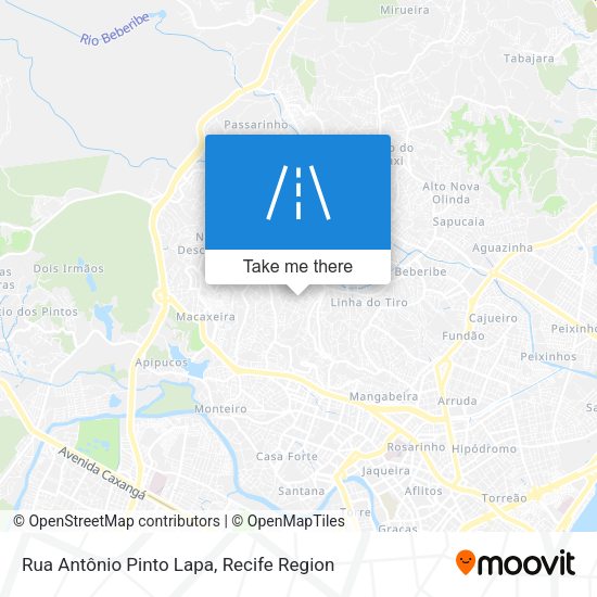 Rua Antônio Pinto Lapa map