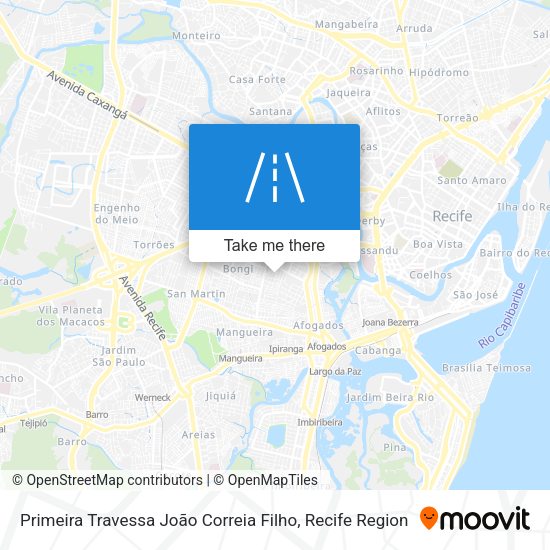 Primeira Travessa João Correia Filho map