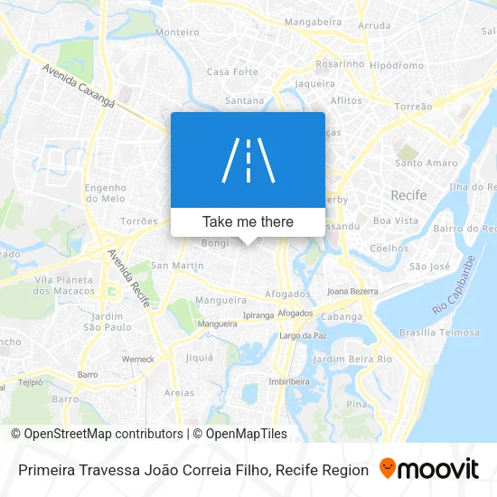 Primeira Travessa João Correia Filho map