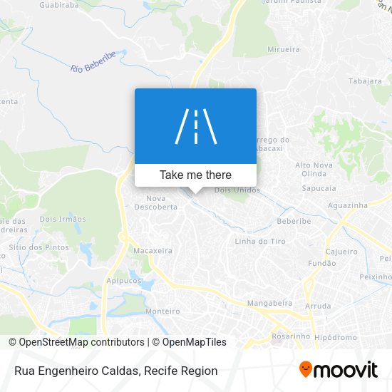 Rua Engenheiro Caldas map
