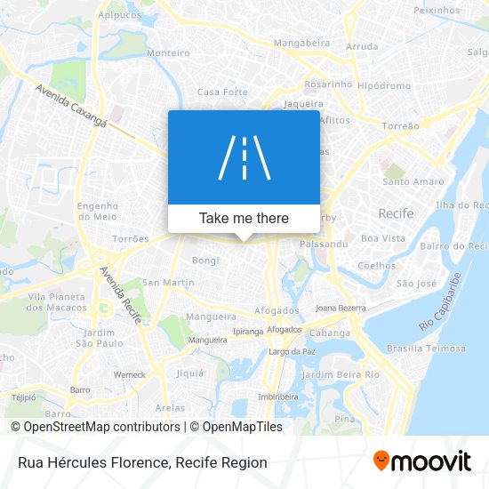 Rua Hércules Florence map