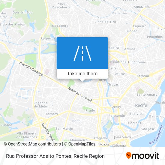 Rua Professor Adalto Pontes map