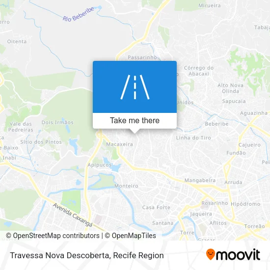 Travessa Nova Descoberta map