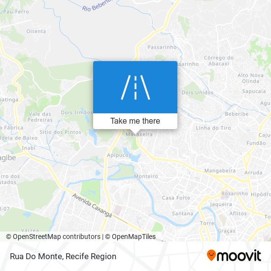 Rua Do Monte map