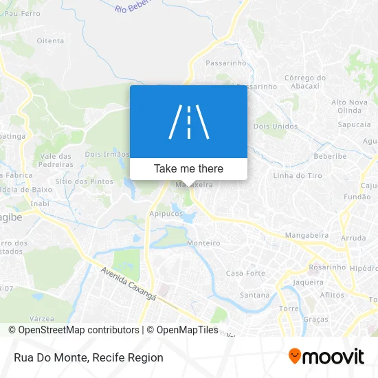 Rua Do Monte map