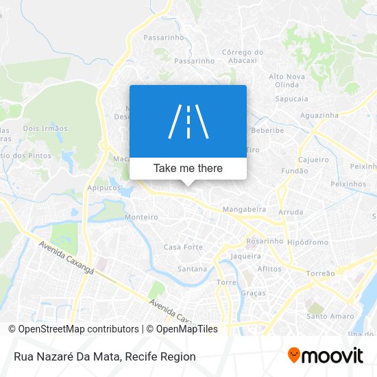 Rua Nazaré Da Mata map