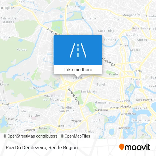 Rua Do Dendezeiro map