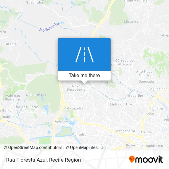 Rua Floresta Azul map