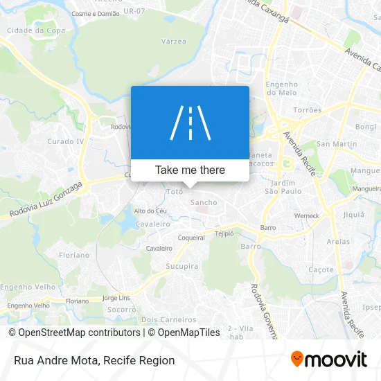 Rua Andre Mota map