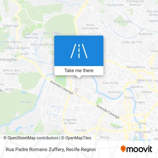 Rua Padre Romano Zuffery map