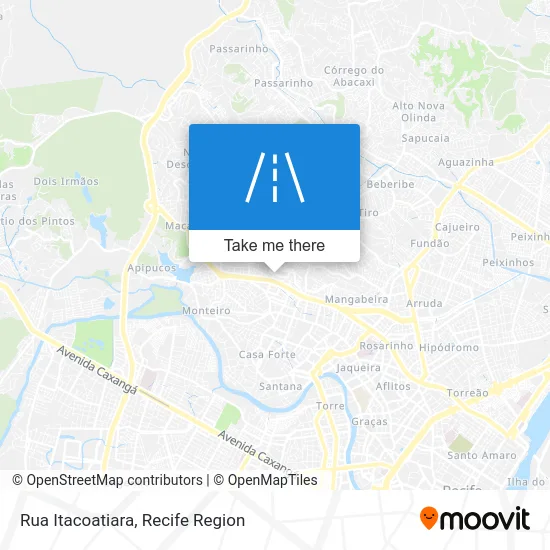 Rua Itacoatiara map