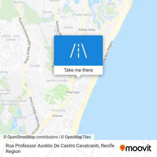 Rua Professor Aurélio De Castro Cavalcanti map