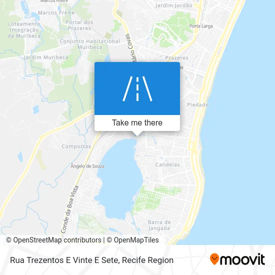 Rua Trezentos E Vinte E Sete map