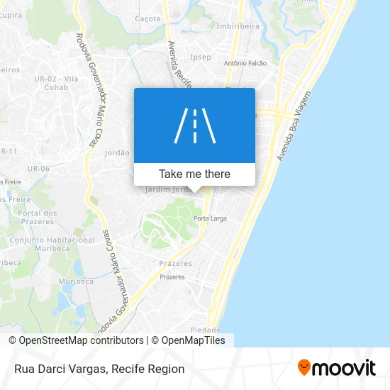 Rua Darci Vargas map