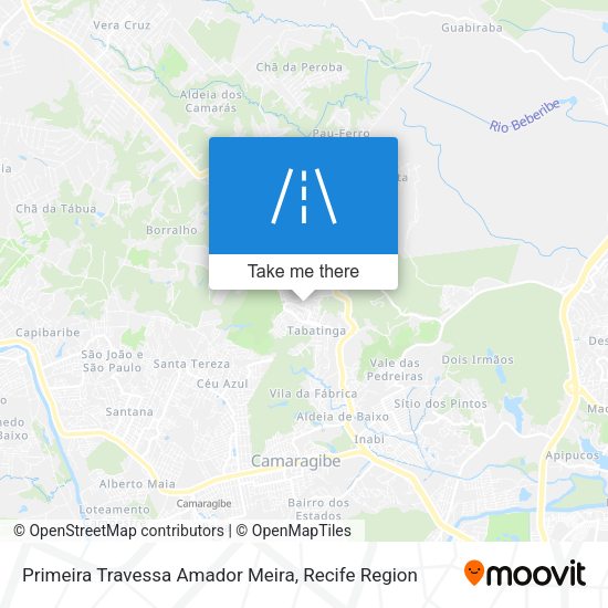 Primeira Travessa Amador Meira map
