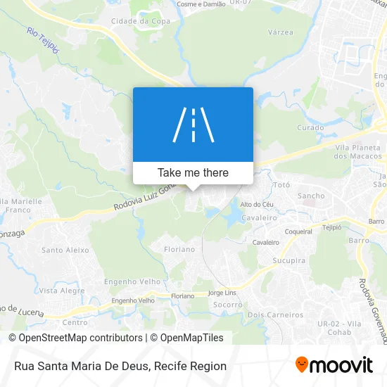 Rua Santa Maria De Deus map