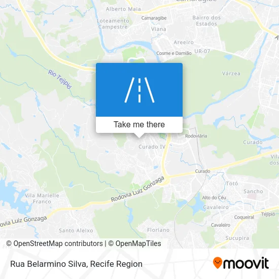 Rua Belarmino Silva map
