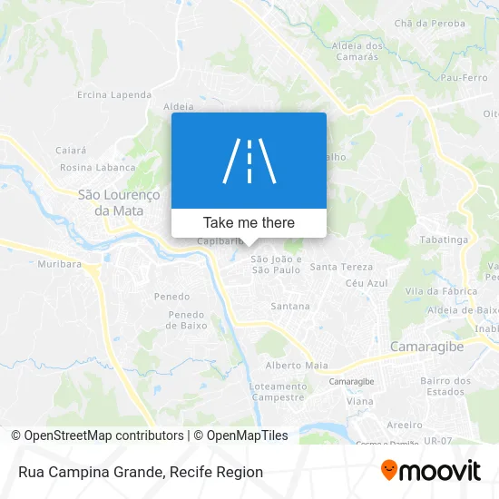Rua Campina Grande map