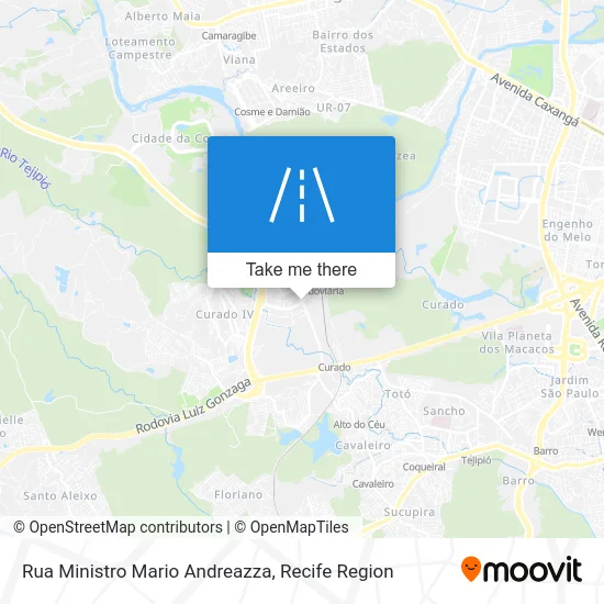 Rua Ministro Mario Andreazza map