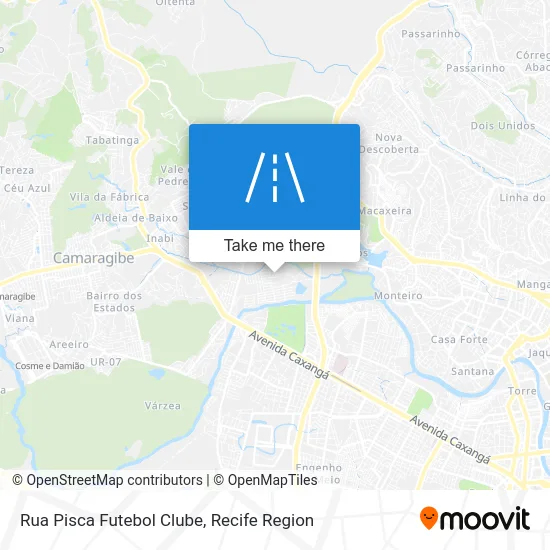 Rua Pisca Futebol Clube map