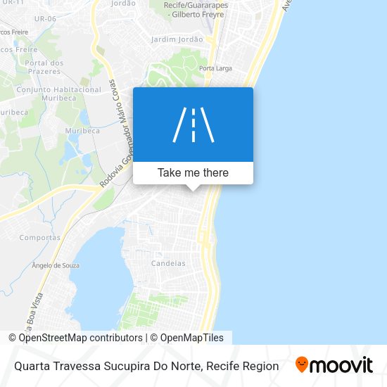 Quarta Travessa Sucupira Do Norte map
