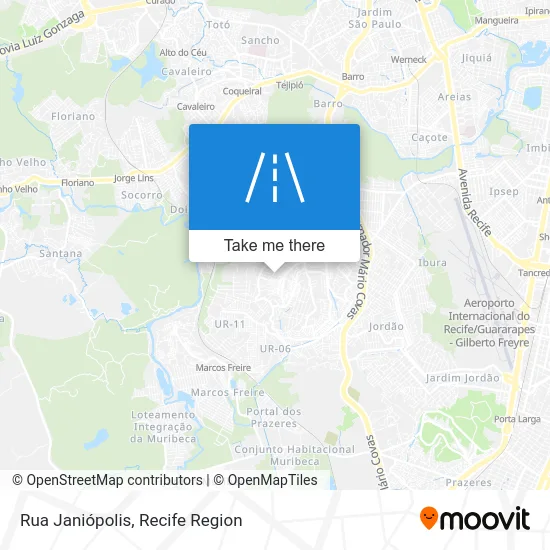 Rua Janiópolis map