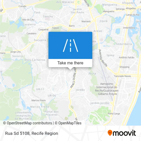 Rua Sd 5108 map