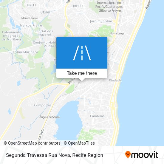 Segunda Travessa Rua Nova map