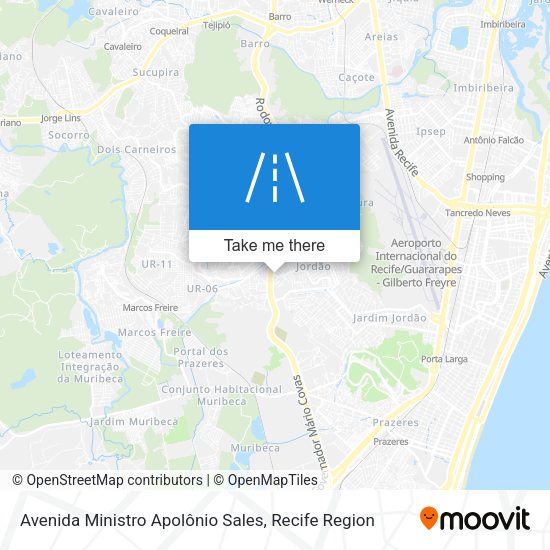 Avenida Ministro Apolônio Sales map