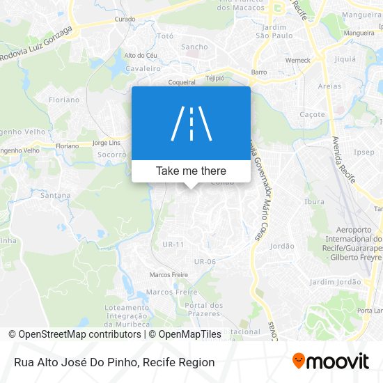 Rua Alto José Do Pinho map
