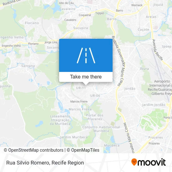 Rua Silvio Romero map