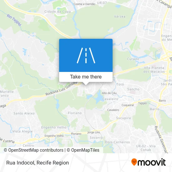 Rua Indocol map