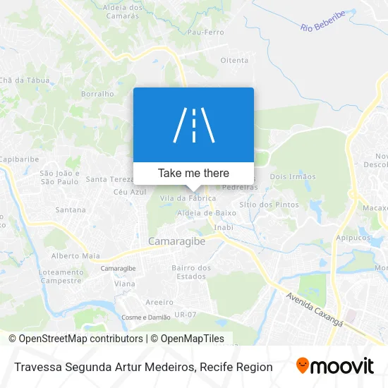 Travessa Segunda Artur Medeiros map