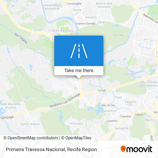 Primeira Travessa Nacional map