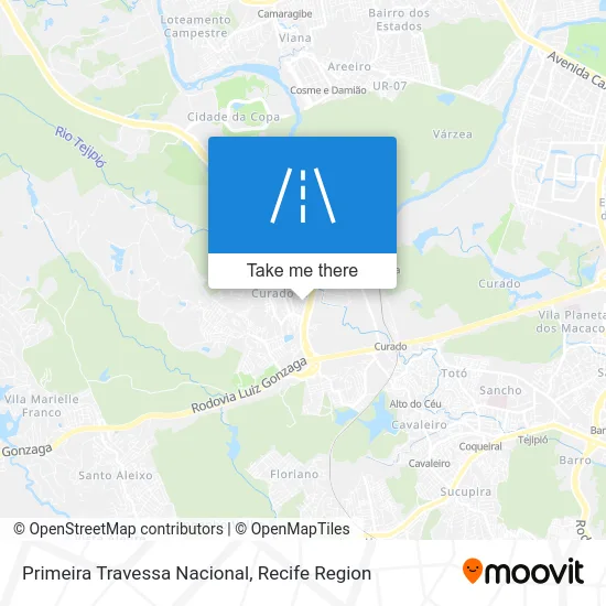 Primeira Travessa Nacional map