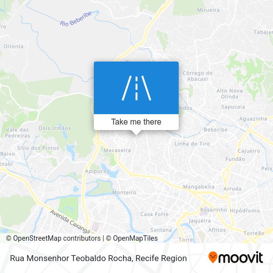 Rua Monsenhor Teobaldo Rocha map