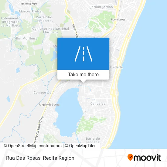 Rua Das Rosas map