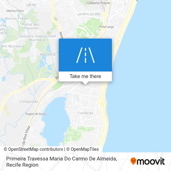 Primeira Travessa Maria Do Carmo De Almeida map