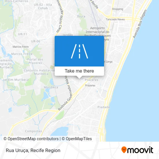 Rua Uruça map