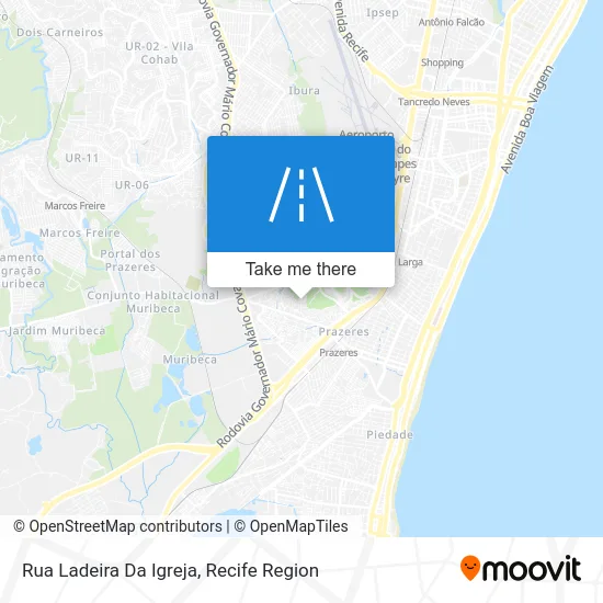 Rua Ladeira Da Igreja map