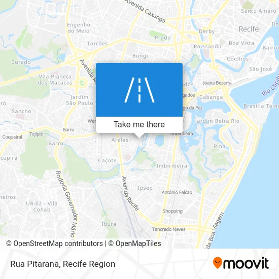 Rua Pitarana map