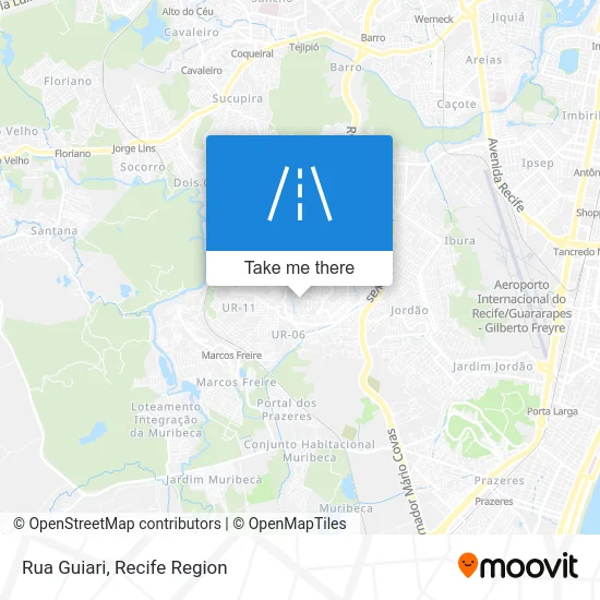 Rua Guiari map