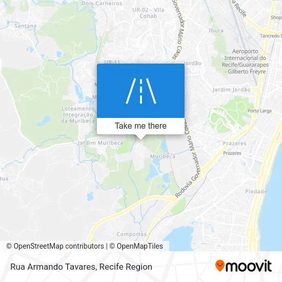 Rua Armando Tavares map
