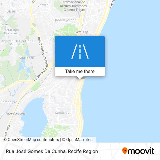 Rua José Gomes Da Cunha map