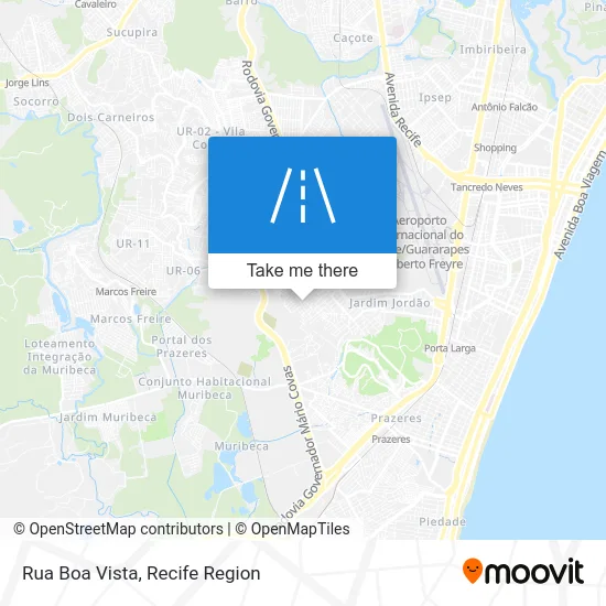 Rua Boa Vista map