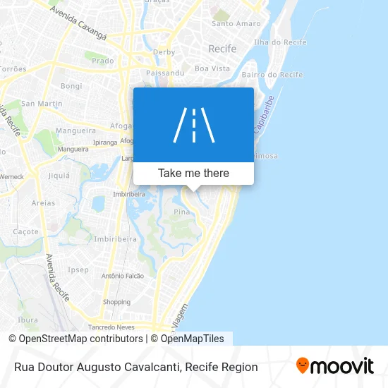 Rua Doutor Augusto Cavalcanti map