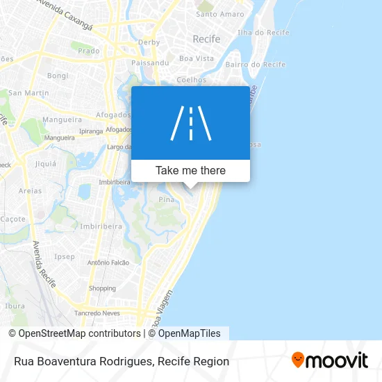 Rua Boaventura Rodrigues map