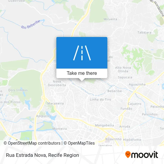 Rua Estrada Nova map